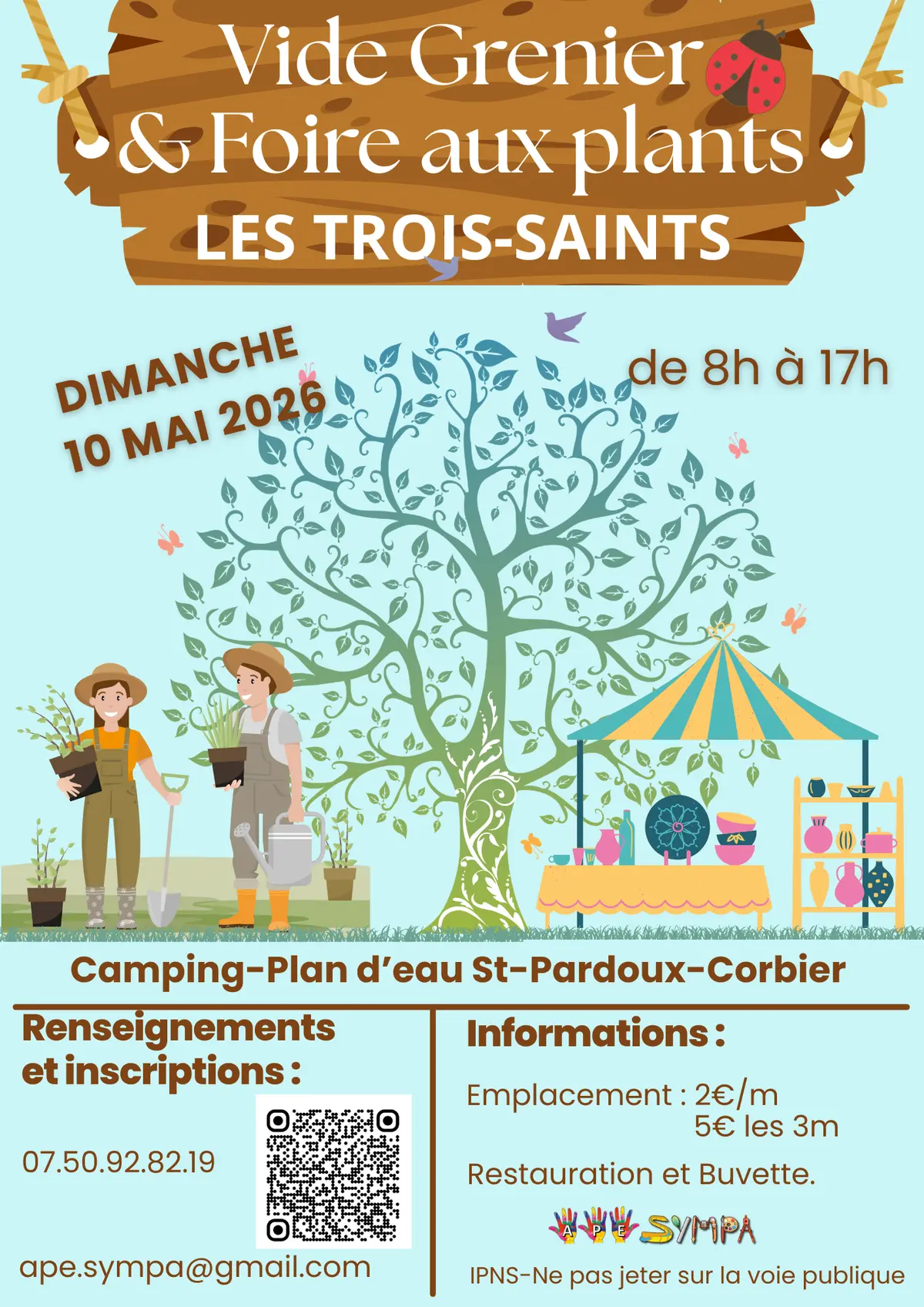 Vide grenier et Foire aux plants
