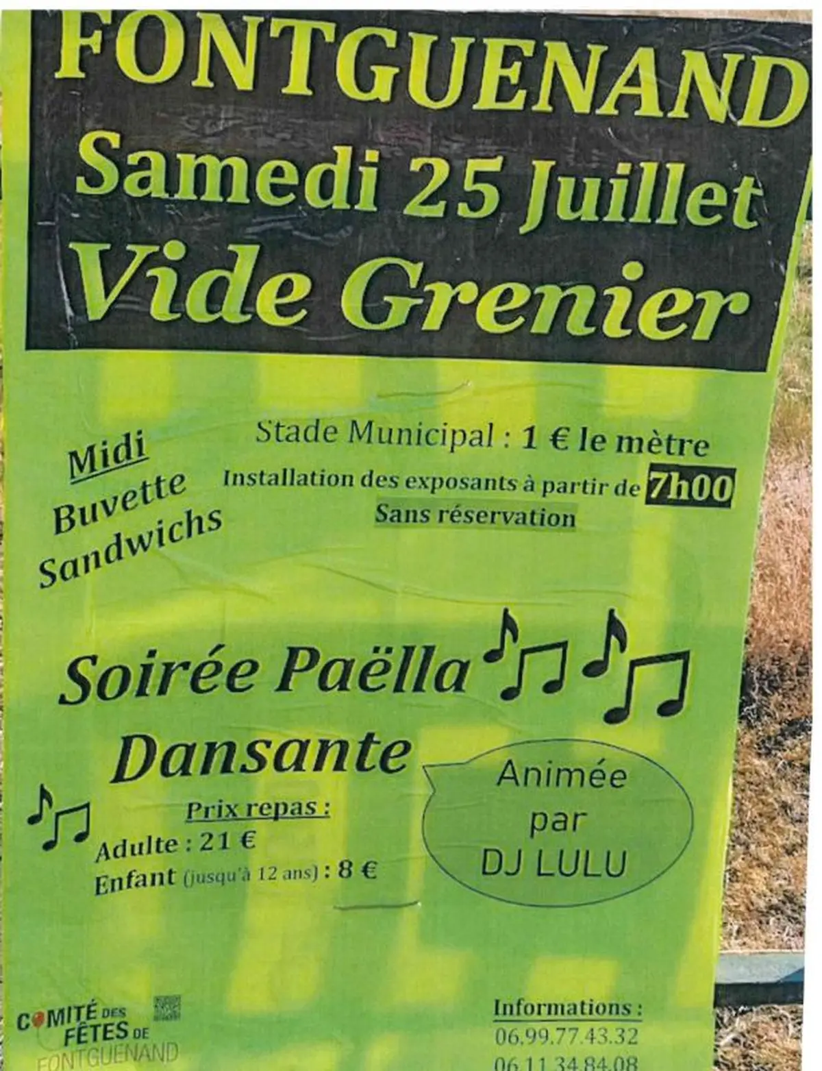 Vide grenier et soirée paëlla dansante