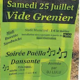 Vide grenier et soirée paëlla dansante