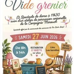 Vide grenier et spectacle