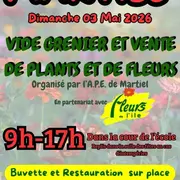 Vide grenier et vente de plants et de fleurs à Martiel