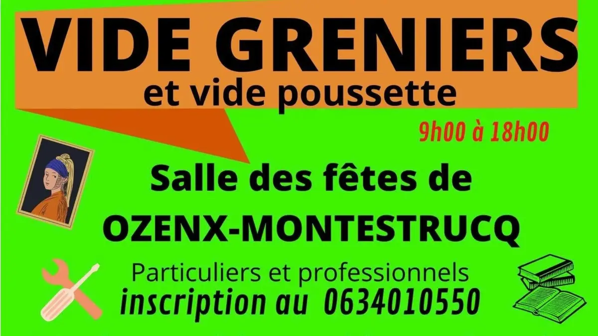 Vide grenier et vide poussette