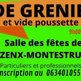 Vide grenier et vide poussette