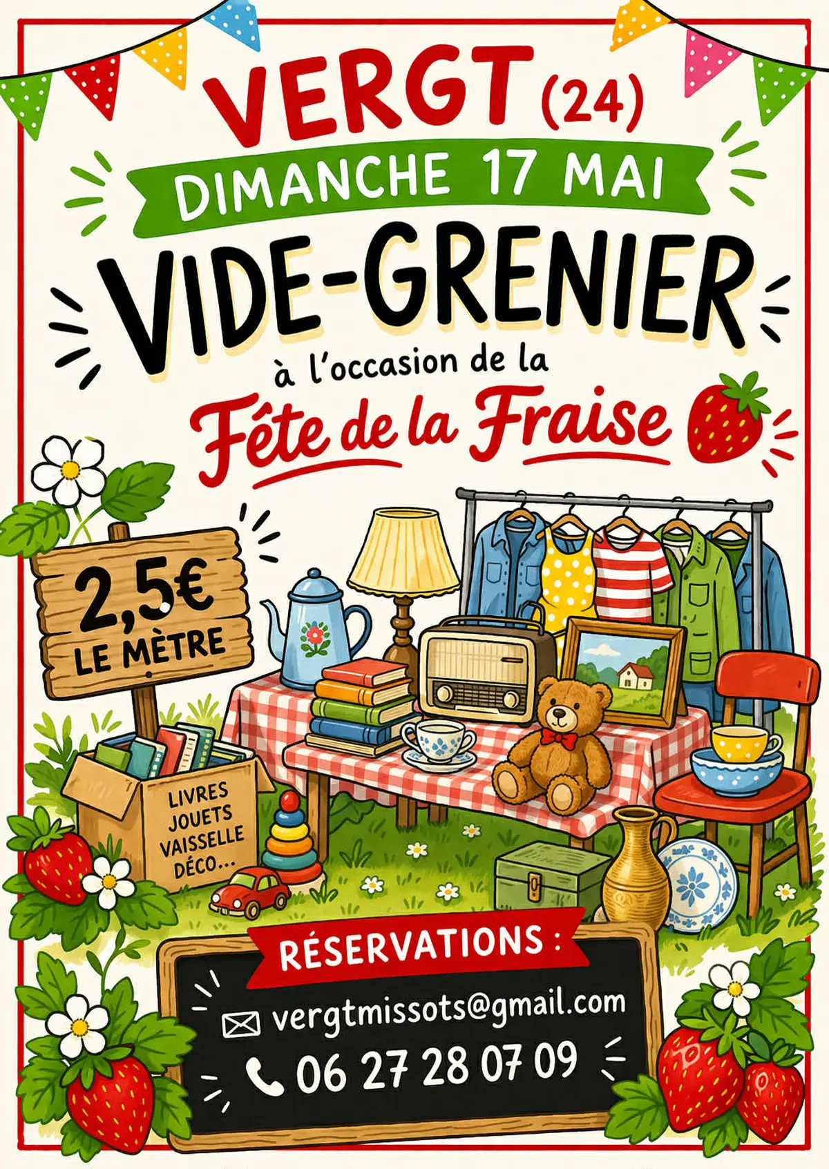 Vide-Grenier - Fête de la Fraise