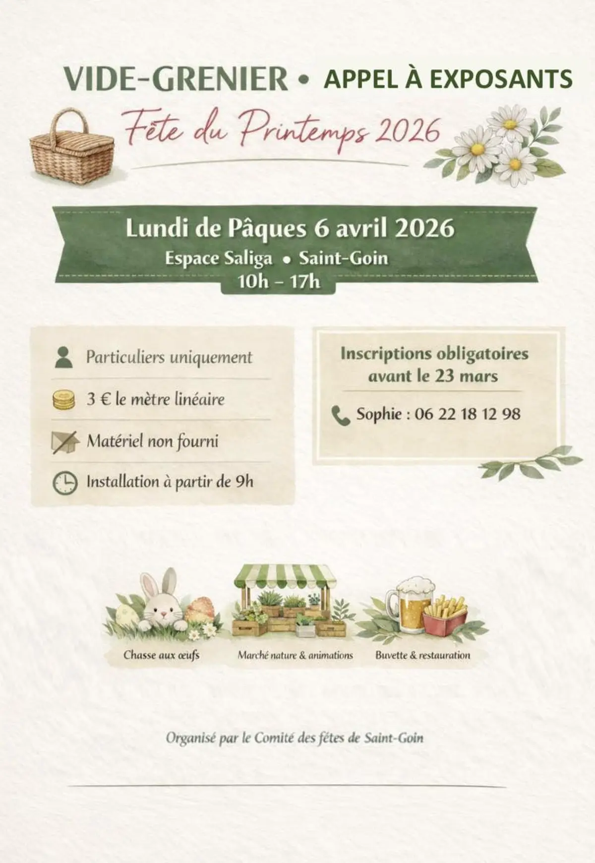 Vide grenier - Fête du Printemps