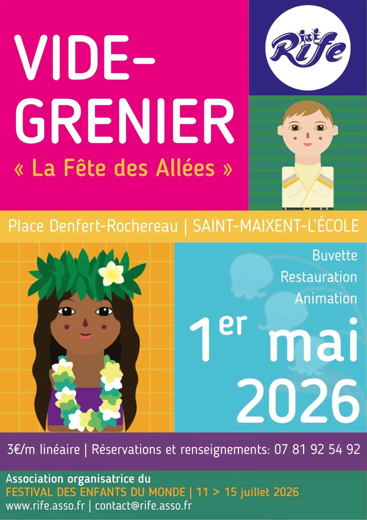 Vide-grenier - La Fête des allées