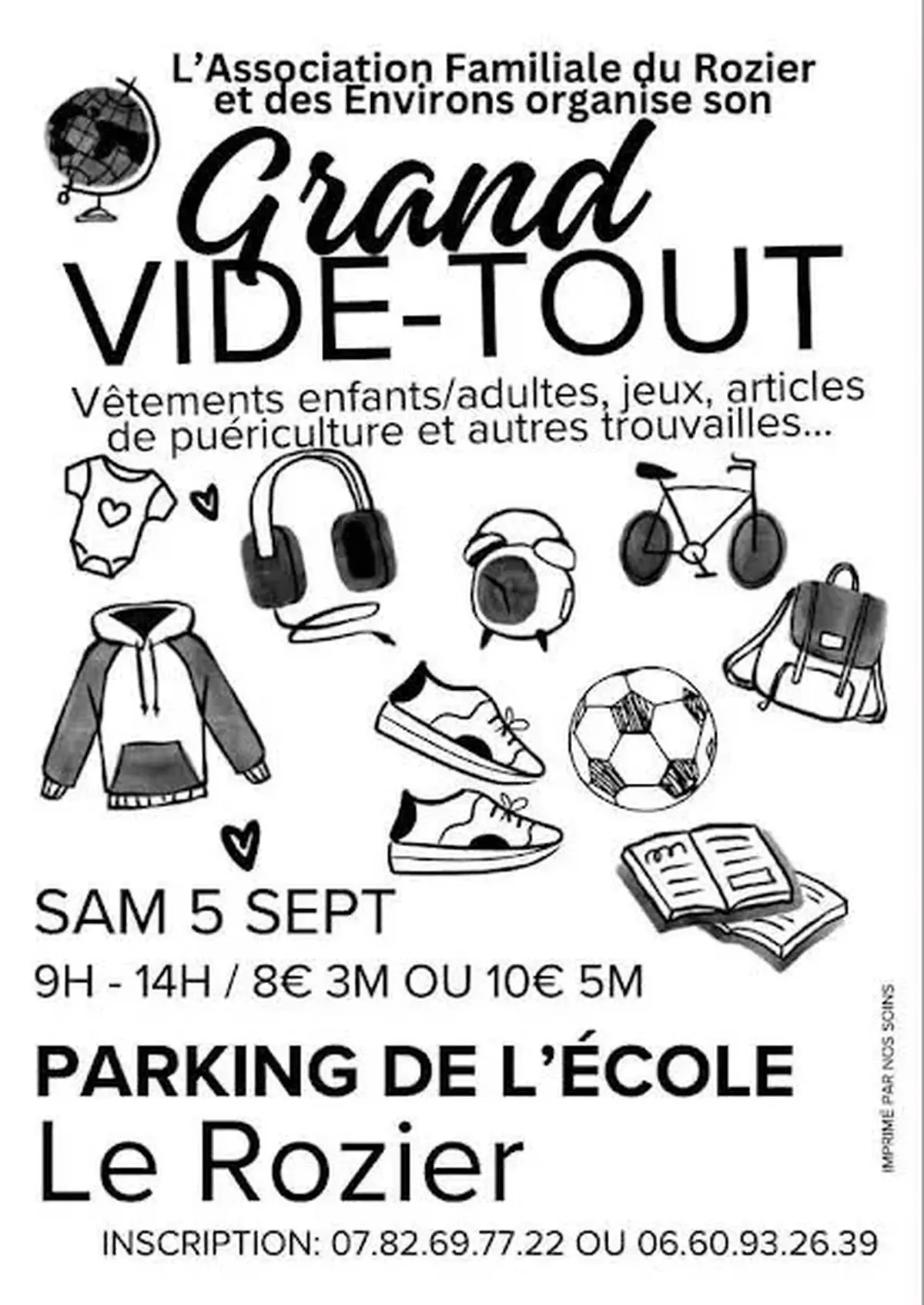 vide-grenier le Rozier