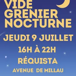 Vide grenier nocture à Réquista