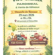 Vide-grenier paroissial et vente de gâteaux maison