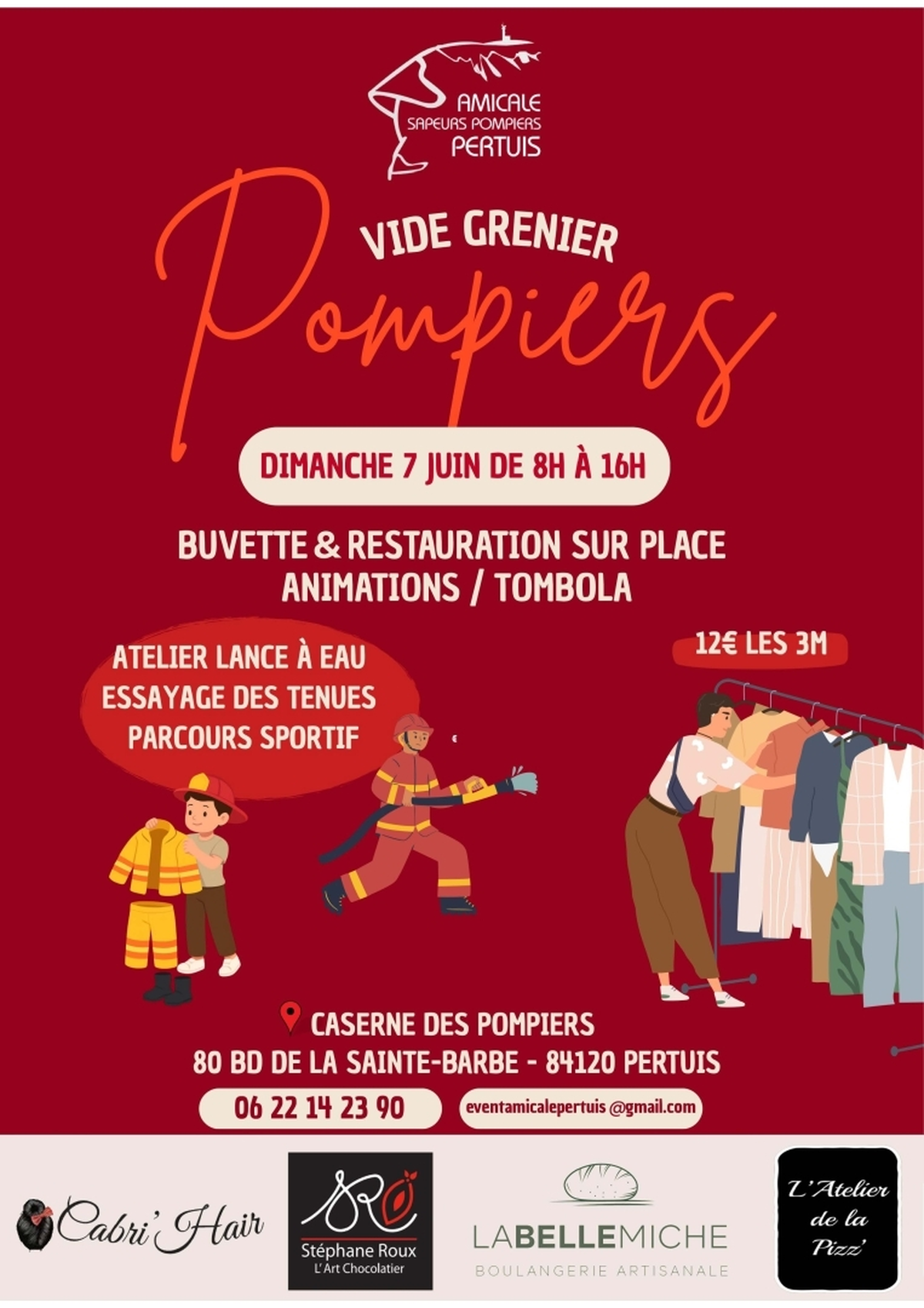 Vide grenier Pompiers