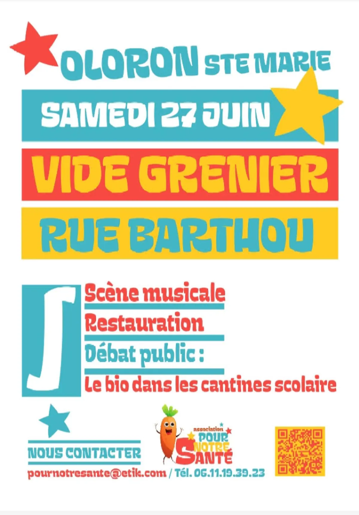 Vide grenier rue Barthou