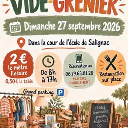 Vide grenier - Salignac-Eyvigues
