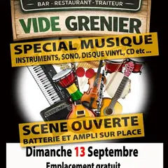 Vide-grenier spécial musique