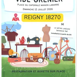 Vide Grenier sur la place à Reigny