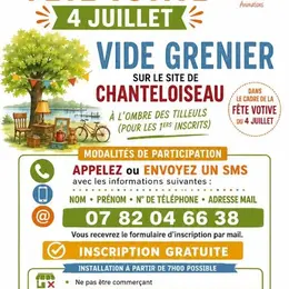 Vide Grenier - Sur le site de Chanteloiseau