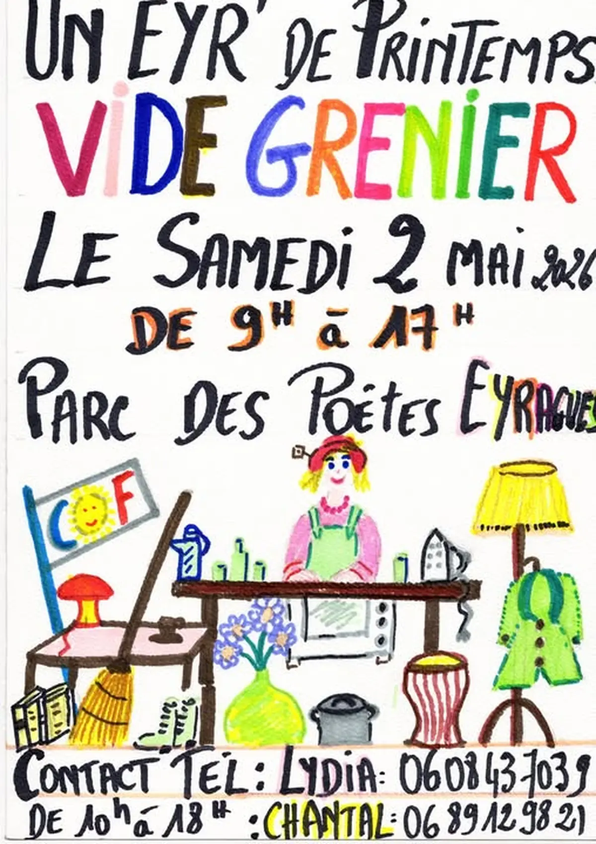 Vide grenier un Eyr'de printemps