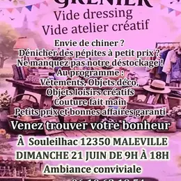 Vide grenier, vide dressing et atelier créatif