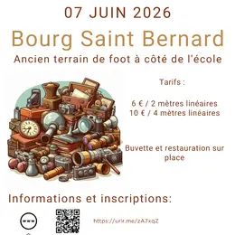 Vide-Greniers à Bourg-Saint-Bernard