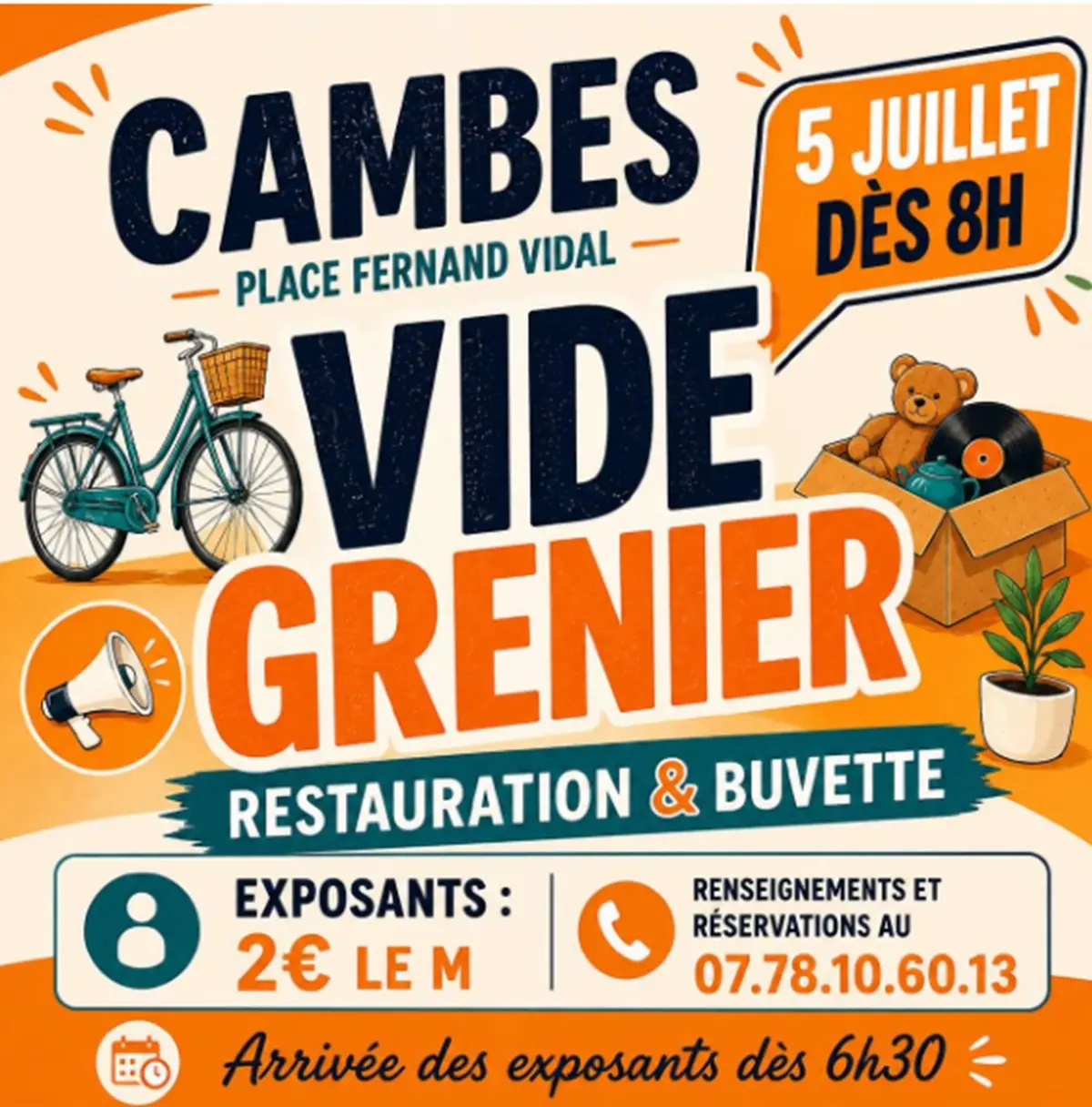 Vide-greniers à Cambes