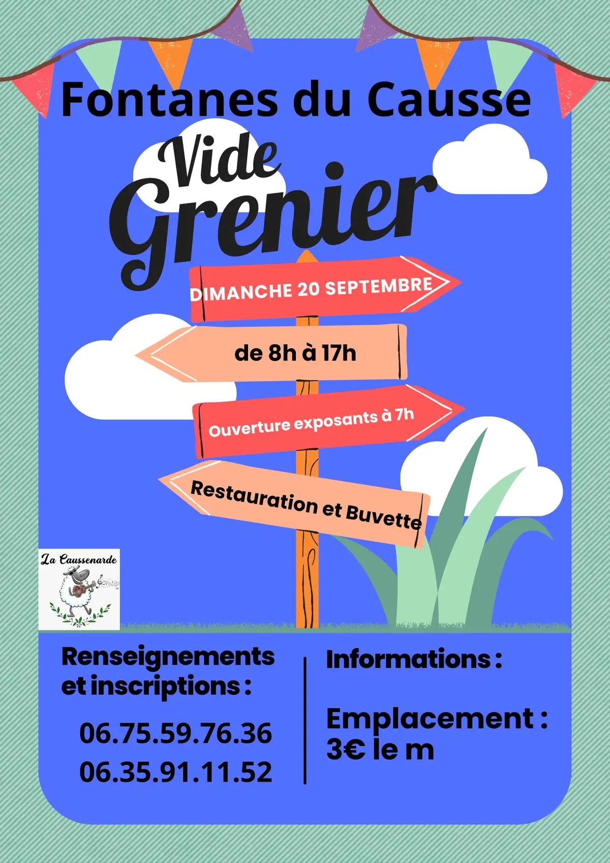 Vide-greniers à Fontanes-du-Causse