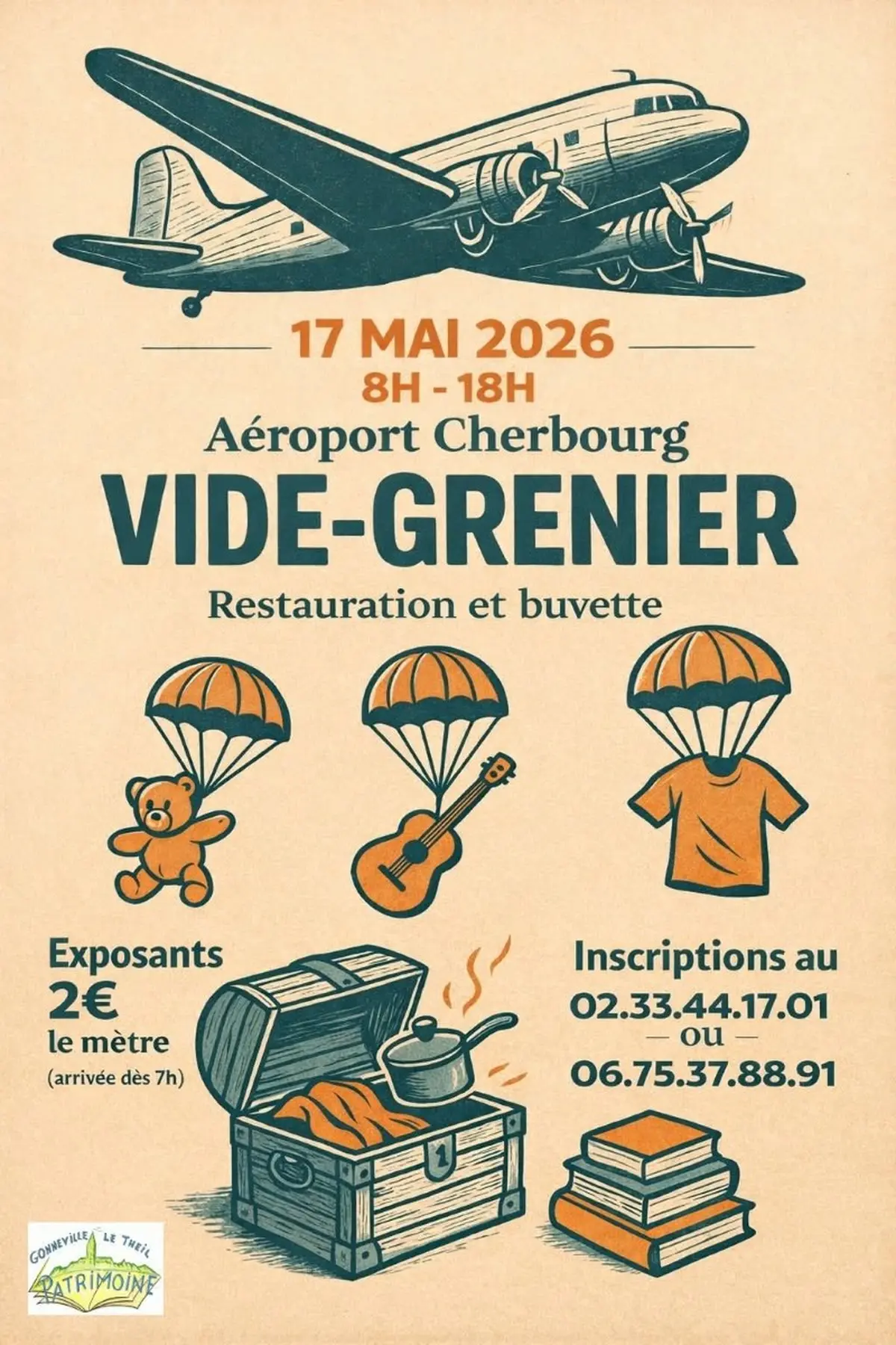 Vide-greniers à l'aéroport