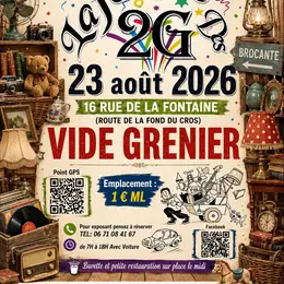Vide-greniers à La Fontaine des 2 G