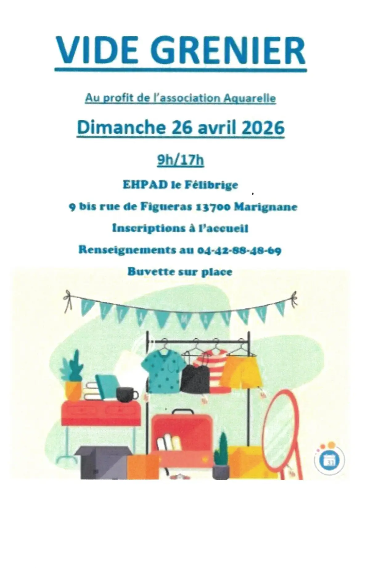 Vide-greniers à la maison de retraite Le Félibrige