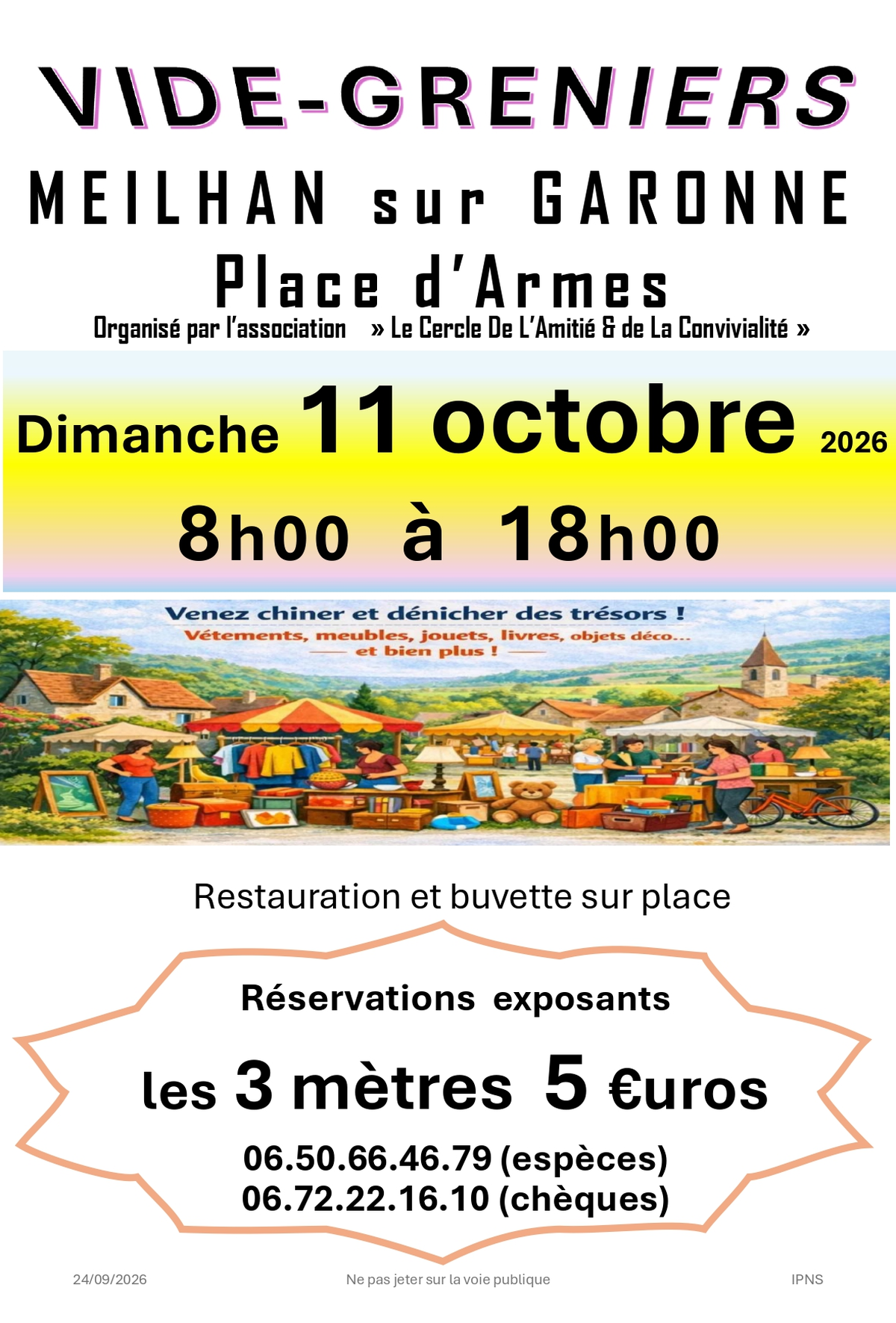 Vide-greniers à Meilhan-sur-Garonne