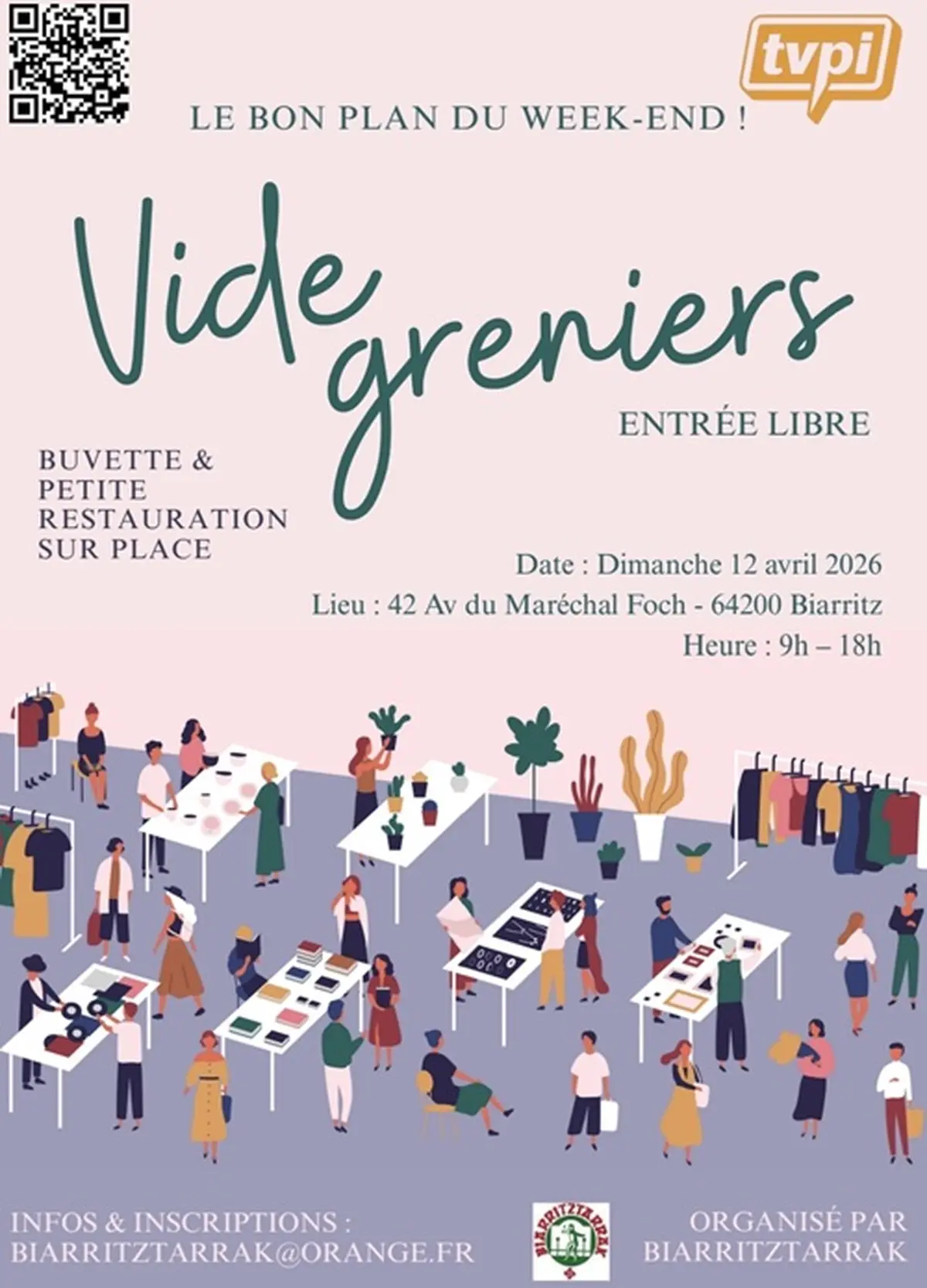 Vide-greniers à Plaza Berri