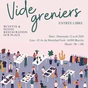Vide-greniers à Plaza Berri