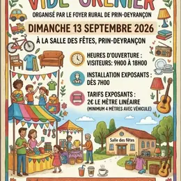 Vide-greniers à Prin-Deyrançon