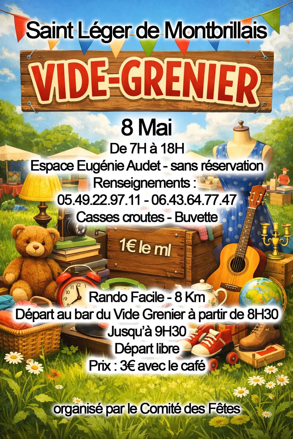 Vide-greniers à Saint-Léger de Montbrillais