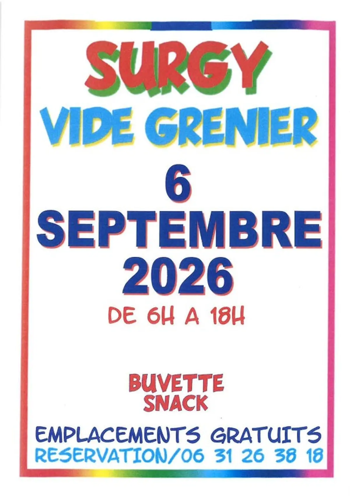 Vide-greniers à Surgy