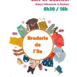 Vide-greniers : Braderie de l'île à Cabessut (Cahors)