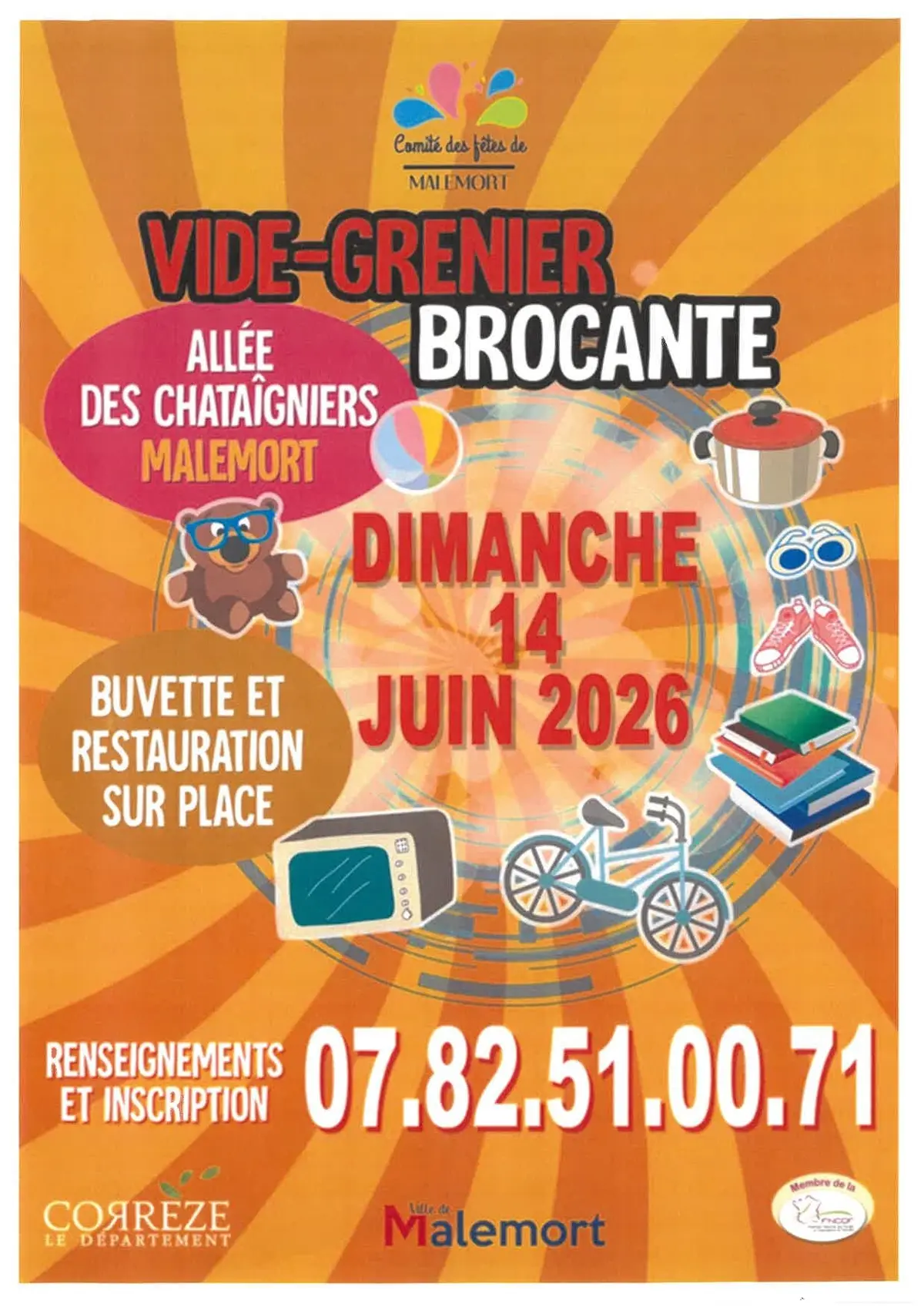 Vide-greniers - Brocante du Comité des Fêtes