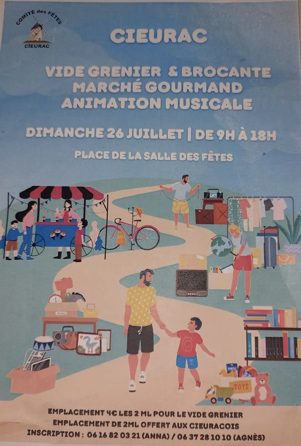 Vide-Greniers, brocante et marché gourmand à Cieurac