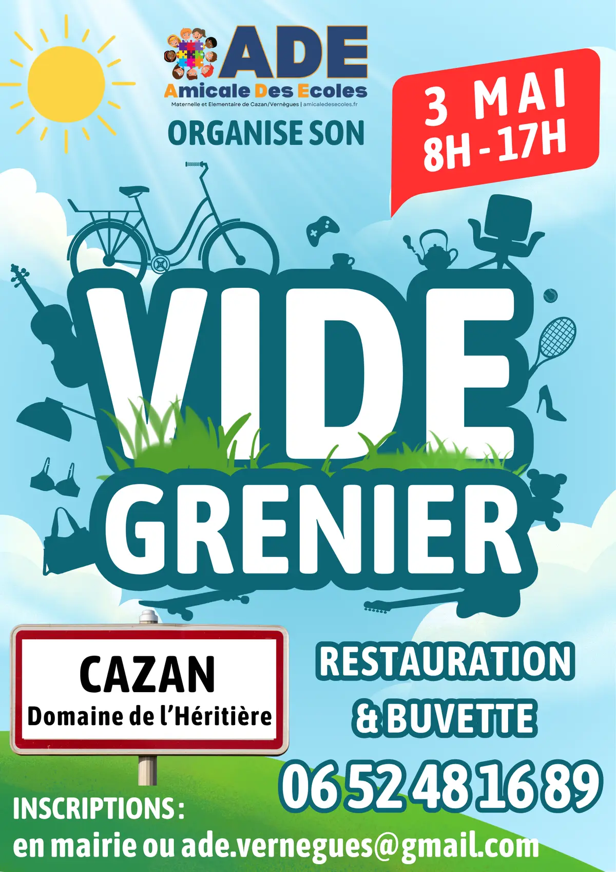 Vide greniers - Cazan