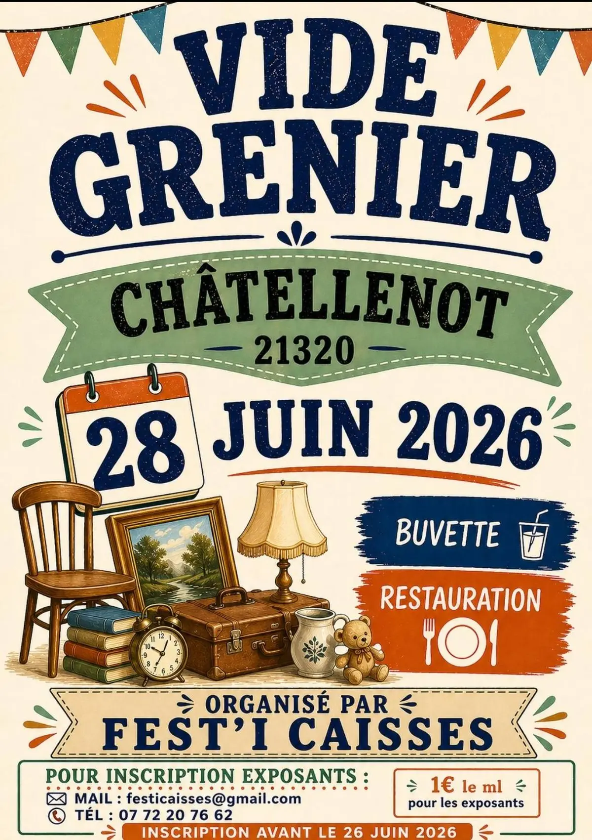 Vide-greniers- Chatellenot