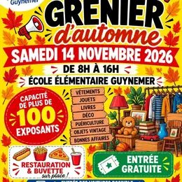 Vide-greniers d'automne à l'école élémentaire Guynemer