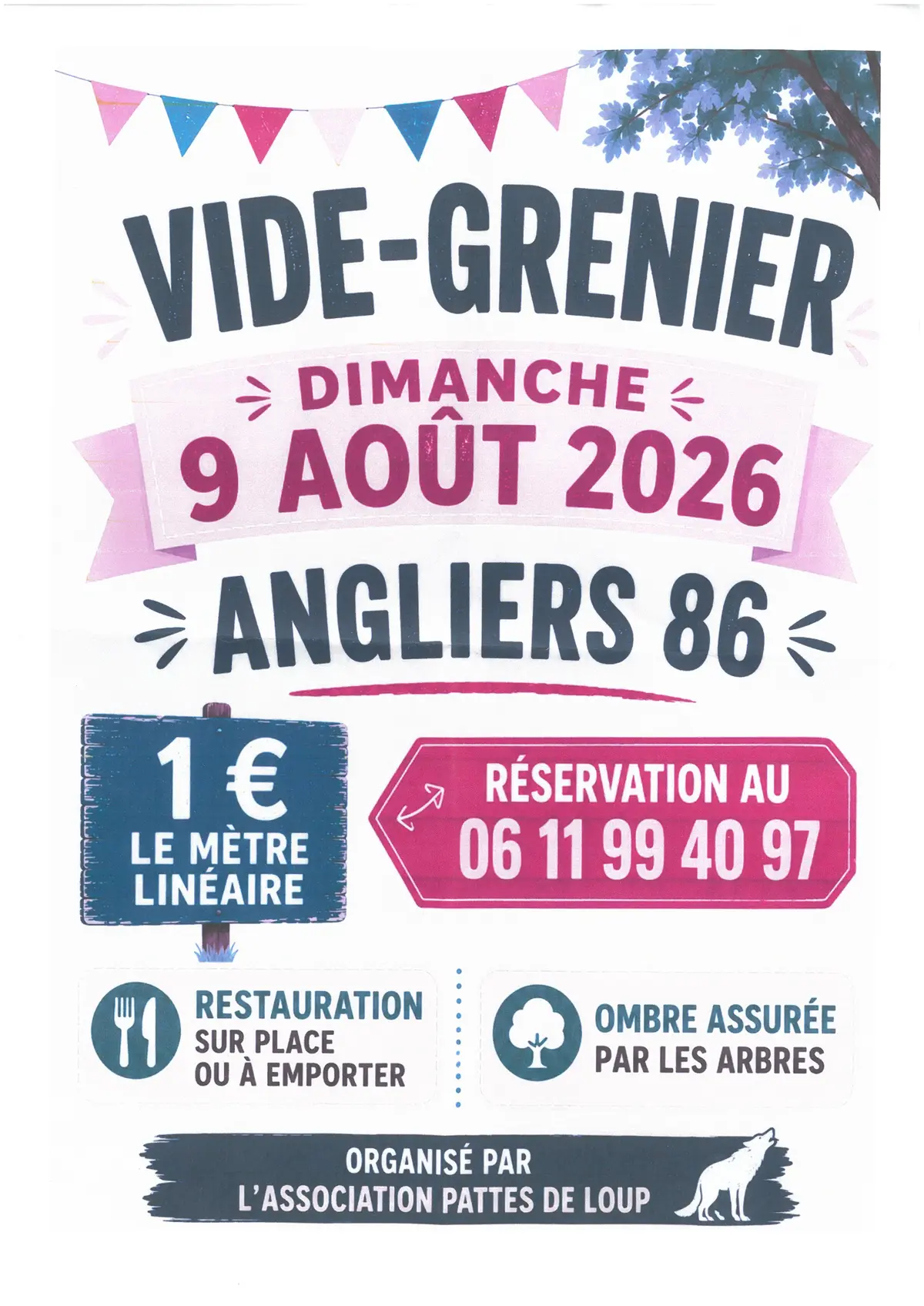 Vide-greniers de l'association Pattes de Loup