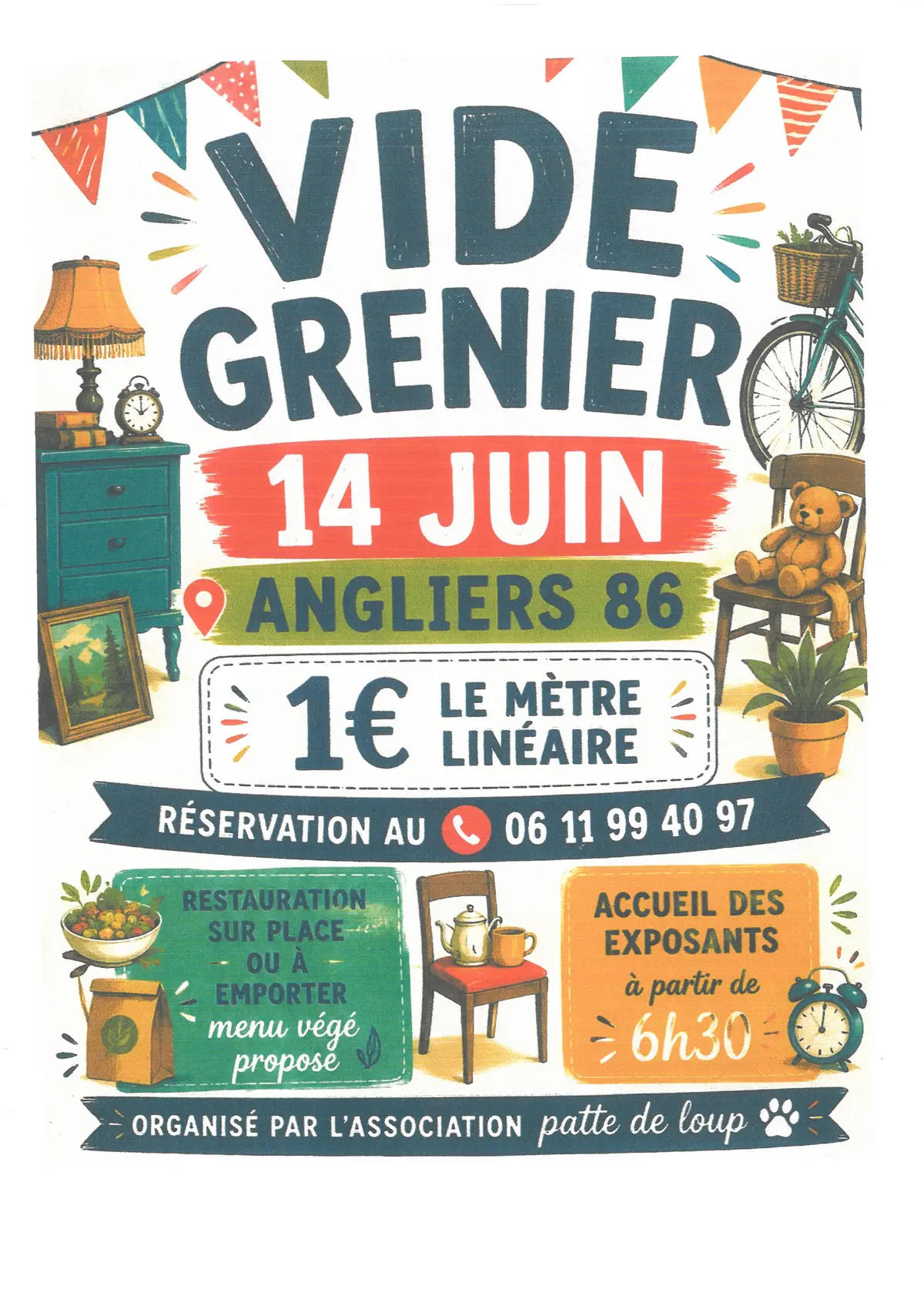 Vide-greniers de l'association Pattes de Loup