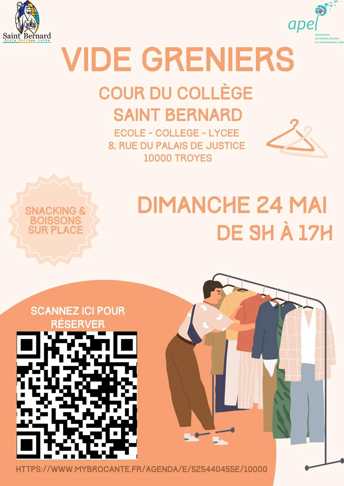 Vide-greniers de l'Ecole Collège Lycée Saint-Bernard