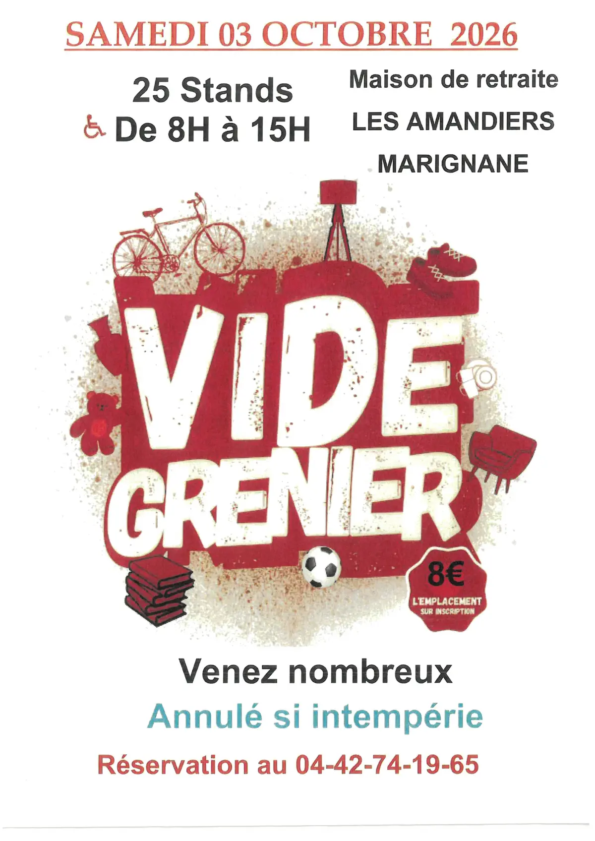 Vide-greniers de la maison de retraite Les Amandiers