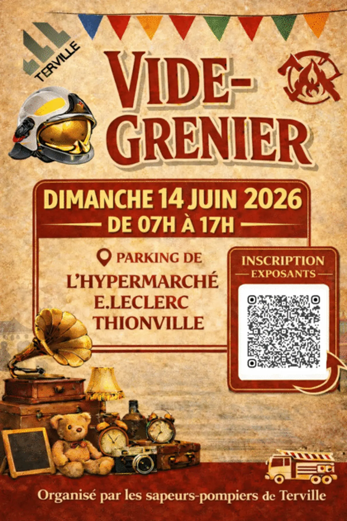 Vide-greniers des sapeurs-pompiers