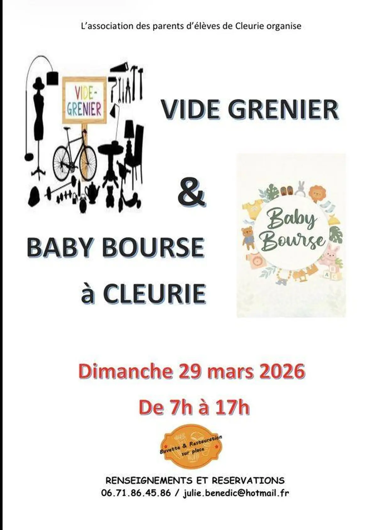 Vide-greniers et baby bourse