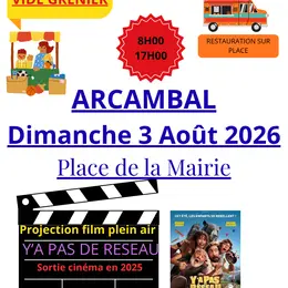 Vide-greniers et cinéma en plein air