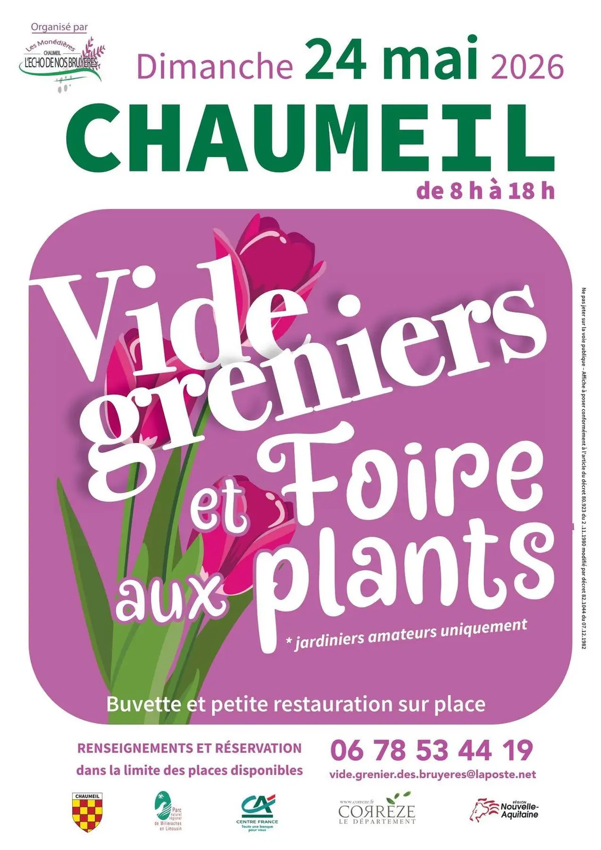 Vide- greniers et foire aux plants
