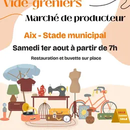 Vide-greniers et marché de producteurs