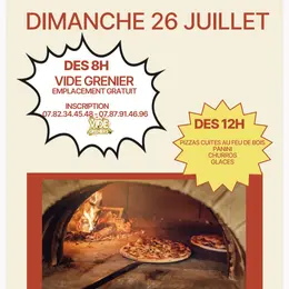 Vide-Greniers Et Pizzas Cuites Au Feu De Bois