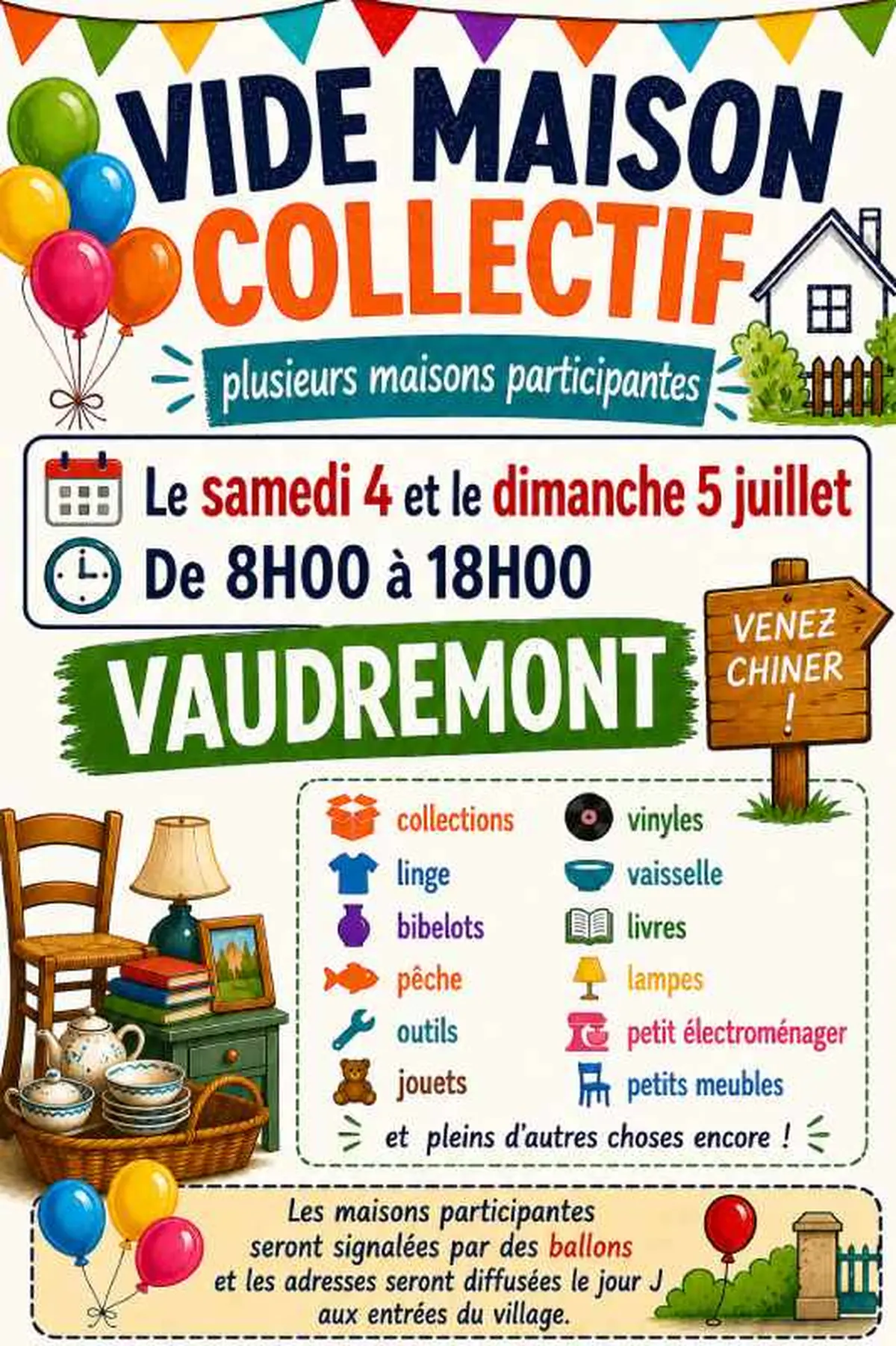 Vide maison collectif à Vaudremont